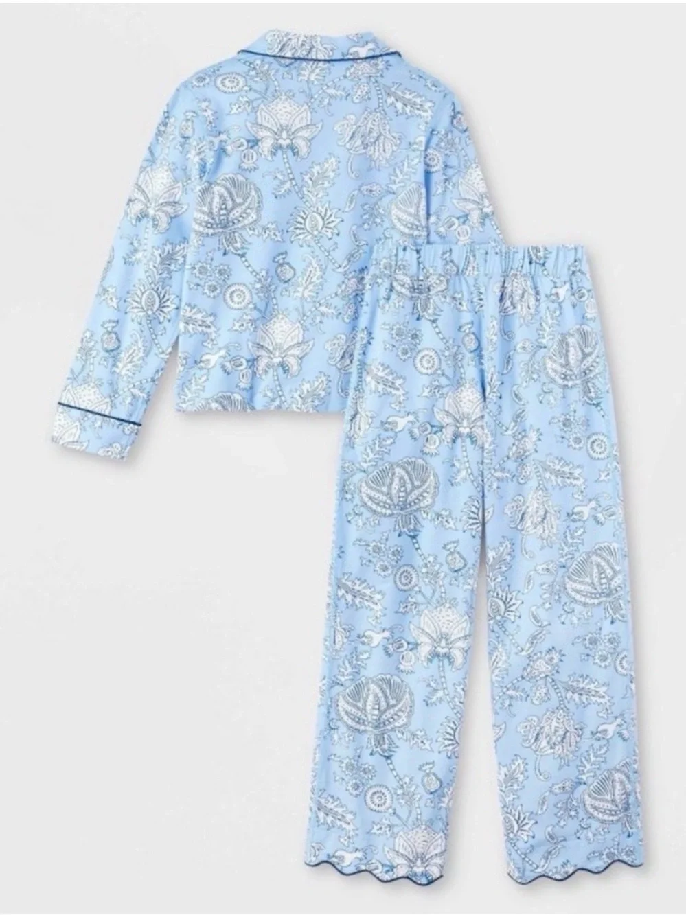 Roller Rabbit Target Adaptive Vines Blue Floral Girls’ Pajamas New